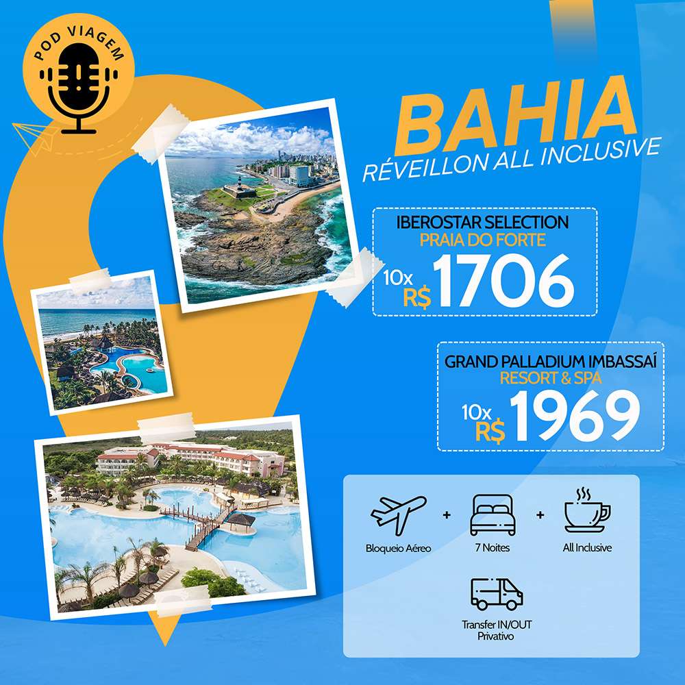 Pacote Réveillon 2024 Bahia All Inclusive